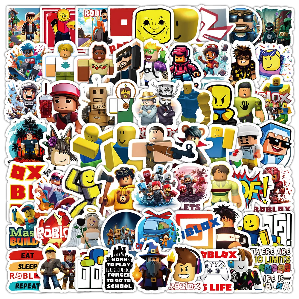 

Roblox Stickers 103 Pcs New Design Waterproof Decorative Vinyl Decals For Kids Teens For Water Bottle Laptop Notebook Phone Case