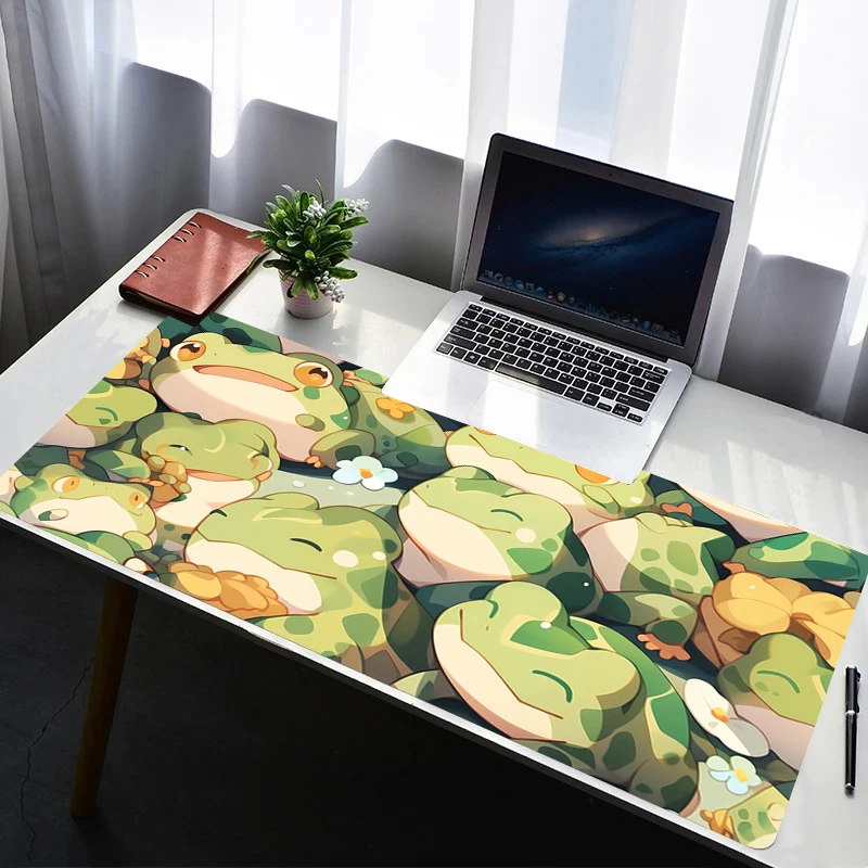 

Коврик для мыши в стиле аниме, геймерский коврик для клавиатуры, настольный коврик для мыши, ковер с лягушкой, резиновый Tapis Souris, игровой коврик для мыши с индивидуальным наполнением для ноутбука, ПК