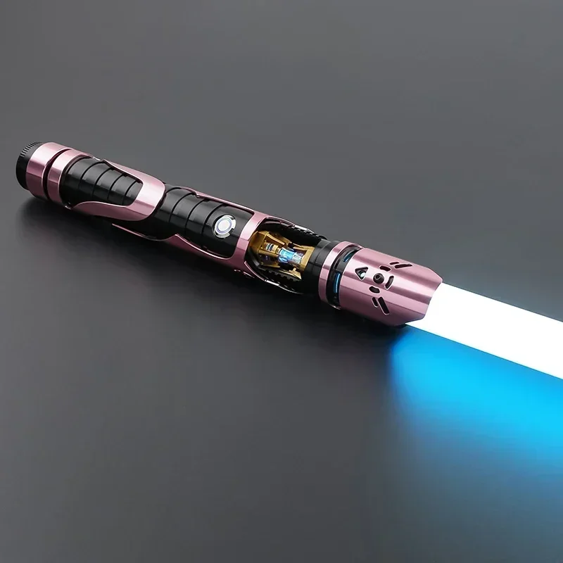 TXQSABER Soldier High Quality Lightsaber Metal Hilt Heavy Dueling RGB Pixel Light Sword SNV4 Cosplay Gift 12 Colors foc dueling