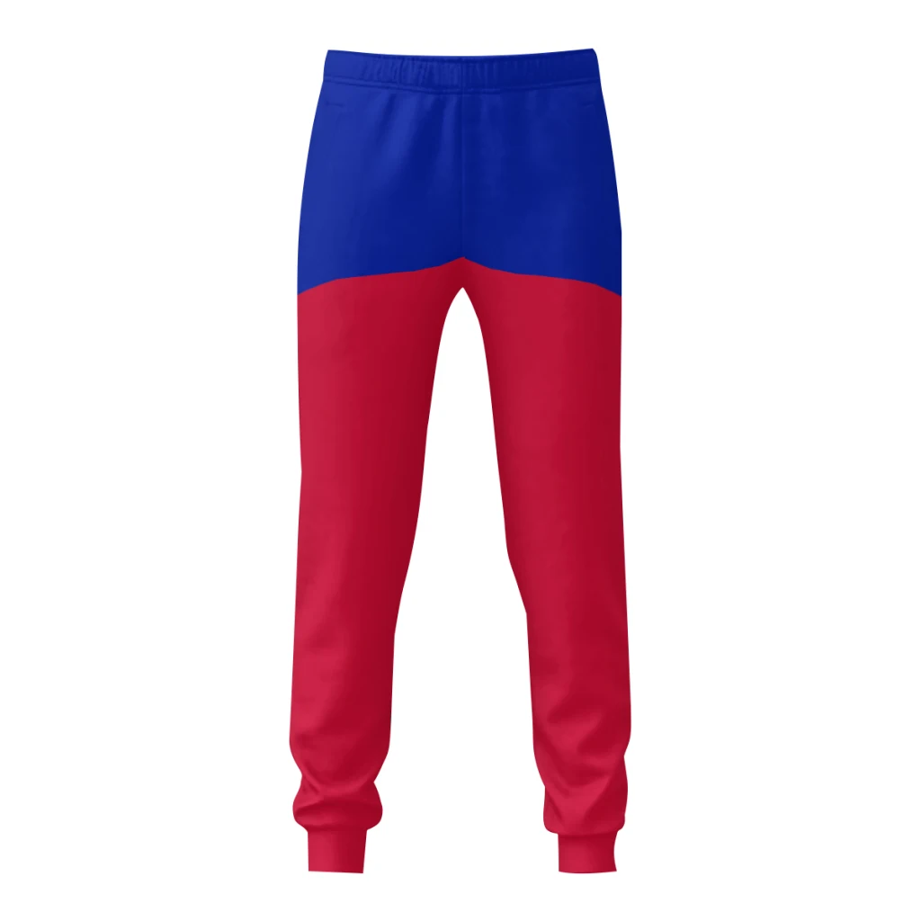 Haiti Flag Mens Sweatpants with Pockets Joggers for Men Sports Casual Sweat Pants With Drawstring