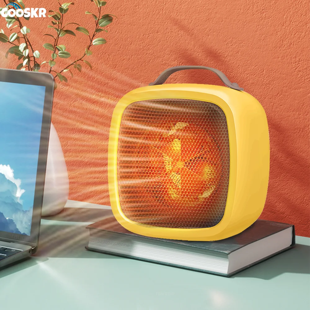 Calentador eléctrico Mini estufa eléctrica calentador PTC ventilador de calefacción calentador portátil Oficina escritorio baño habitación calentador soplador de aire caliente