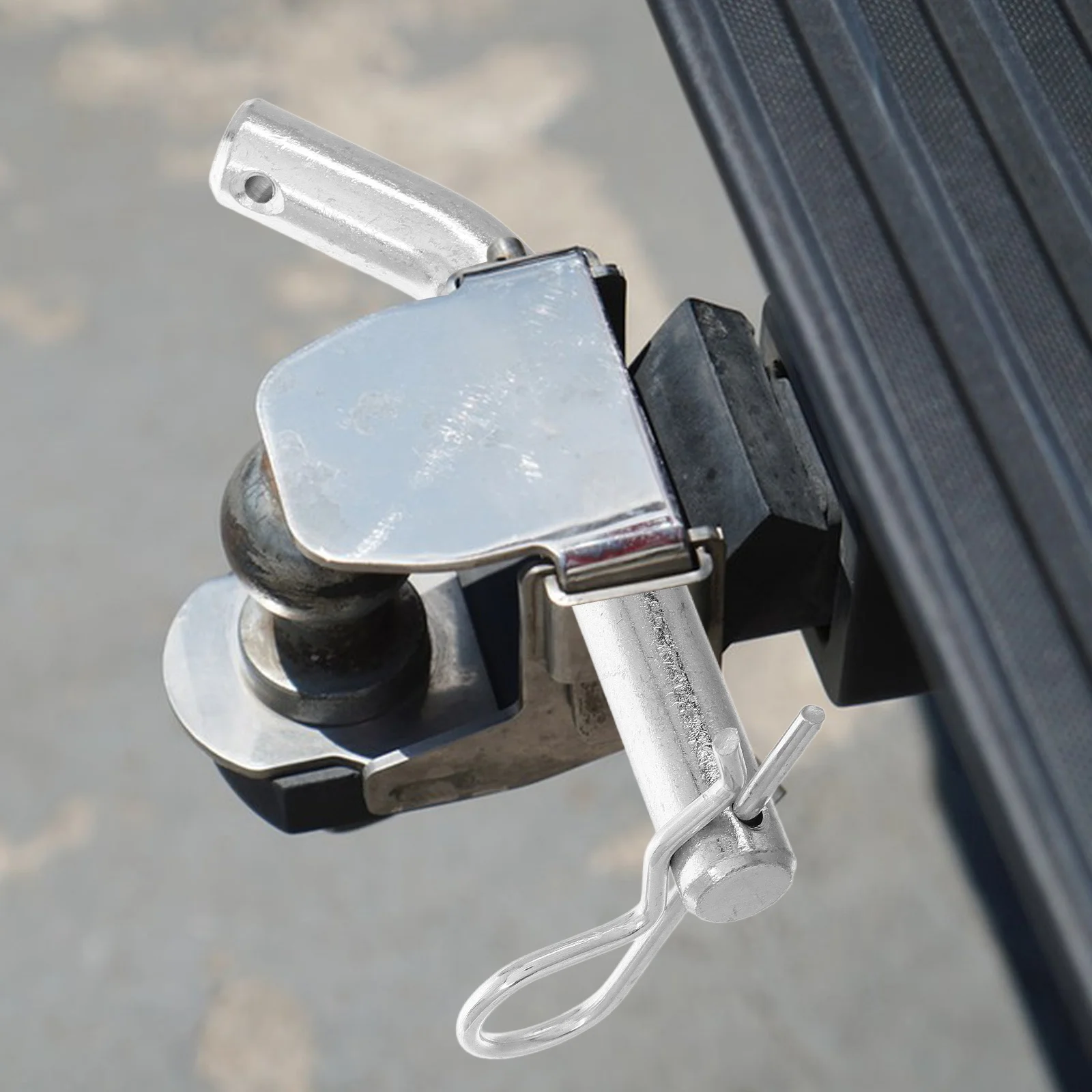 

2Pcs Stainless Steel Trailer Hitch Pin Heavy Duty Universal Fit Secure Locking Mechanism Easy Installation for Towing Cargo Boat