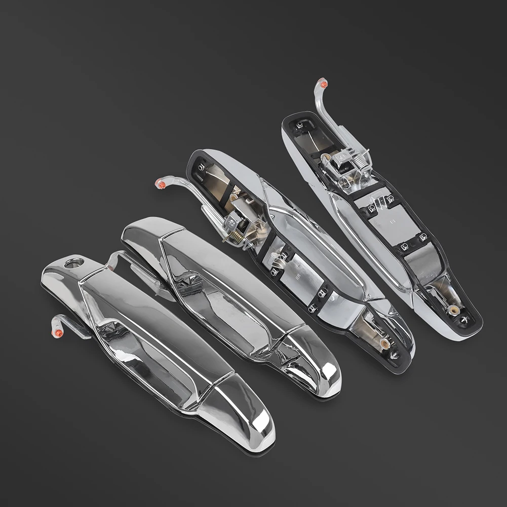 Replacement Chrome Door Handles for Cadillac For Escalade and For Chevrolet 2007 2014 with Comfortable and Functional Design