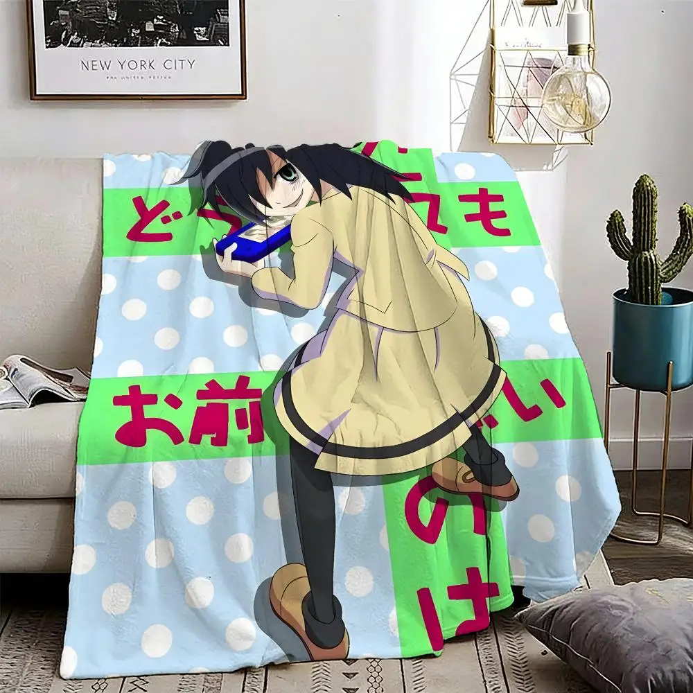 

Watamote Throw Lightweight 240g Flannel Blanket Soft Skin-friendly for Summer Cooling