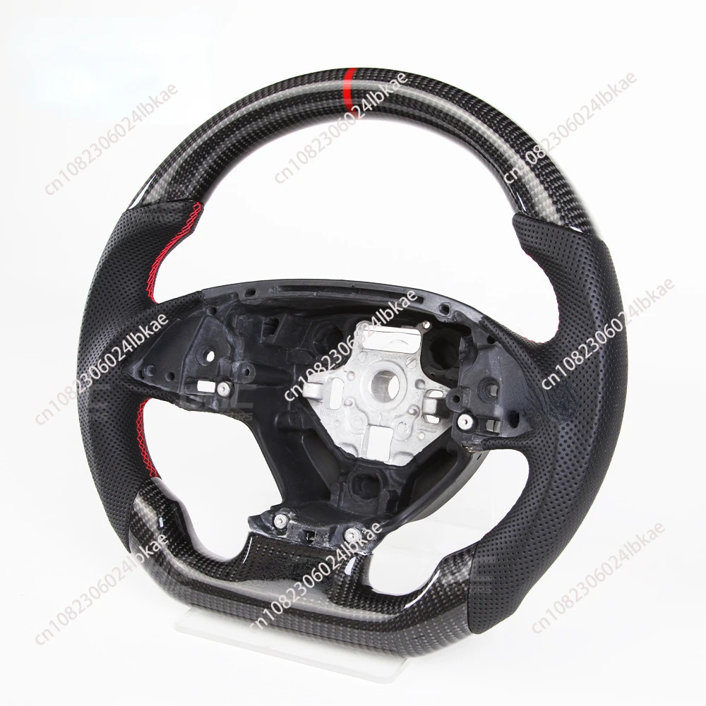 Suitable for Chevrolet Corvette C7 Black Modified Carbon Fiber Car Steering Wheel