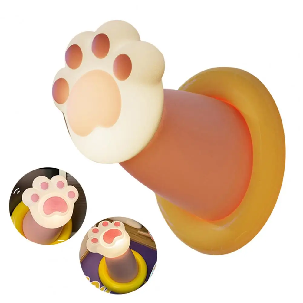 

Cat Paw Decor Light Cat Night Light Cute Cat Paw Night Light with Auto-off Timer Dimmable Soft Glow Flicker for Kids for Bedroom