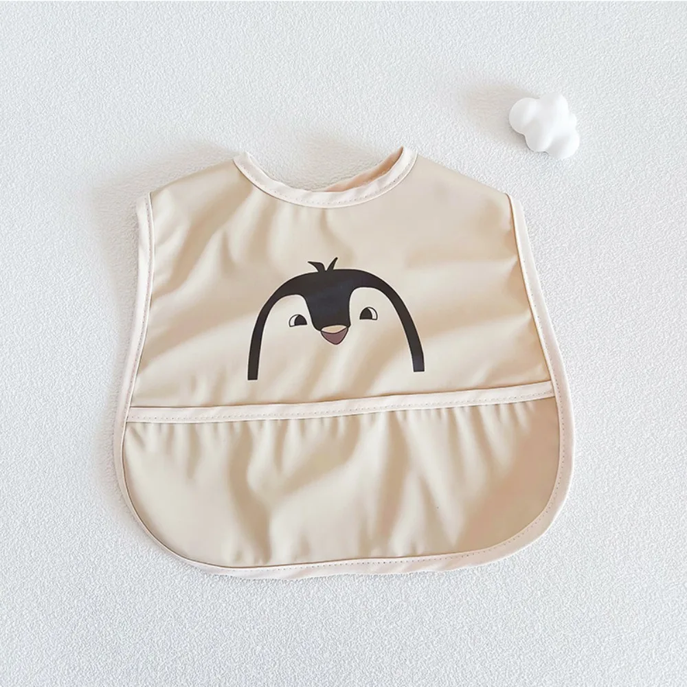 

Cute Animal Pattern Baby Feeding Bib Cartoon Bear Baby Drooling Bibs EVA Anti-dirty Saliva Towel Burp Apron Baby Stuff