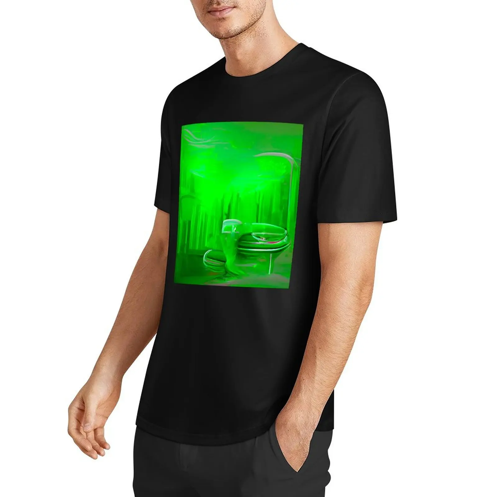 Emerald Elegance: Intricate Green Pattern Design T-Shirt boys whites anime tshirt plus size tops mens t shirts top quality