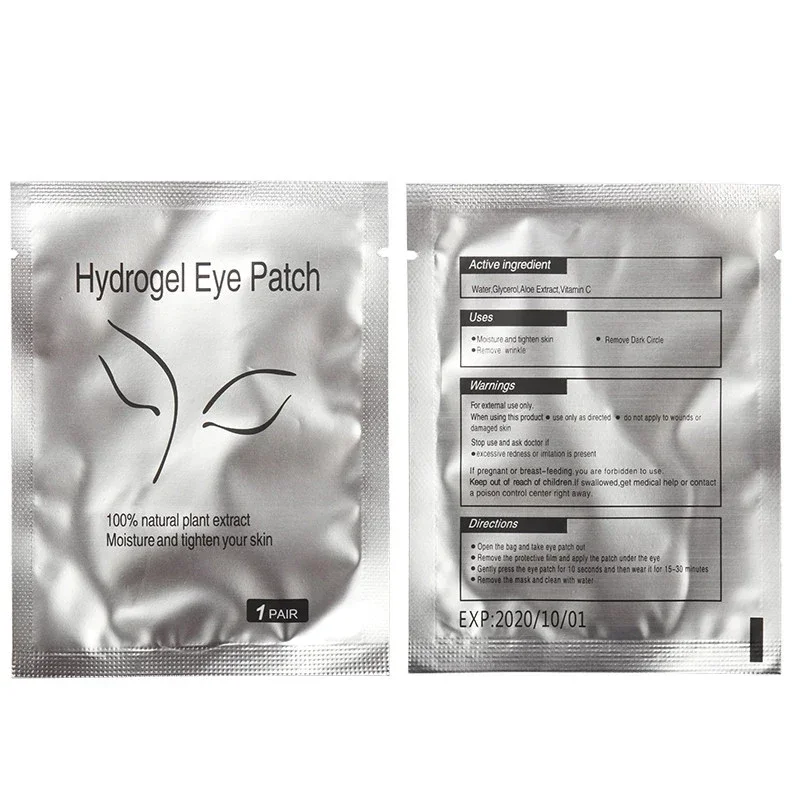 جل لصقة إطالة الرموش ، خالي من الوبر ، ملصق تحت العين ، لوازم رفع الرموش ، بقع هيدروجيل ، أداة مكياج نسائية ، 50 زوجًا #6