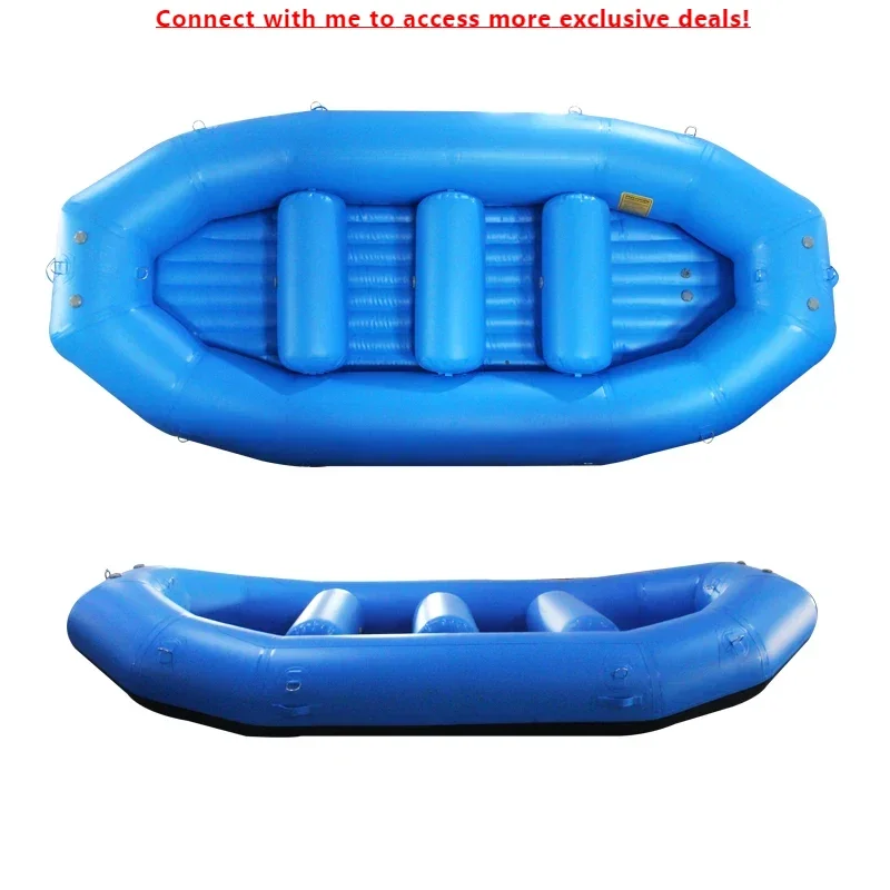 

Wholesale Inflatable White Water Raft / Rafting Boat With Inflatable Floor