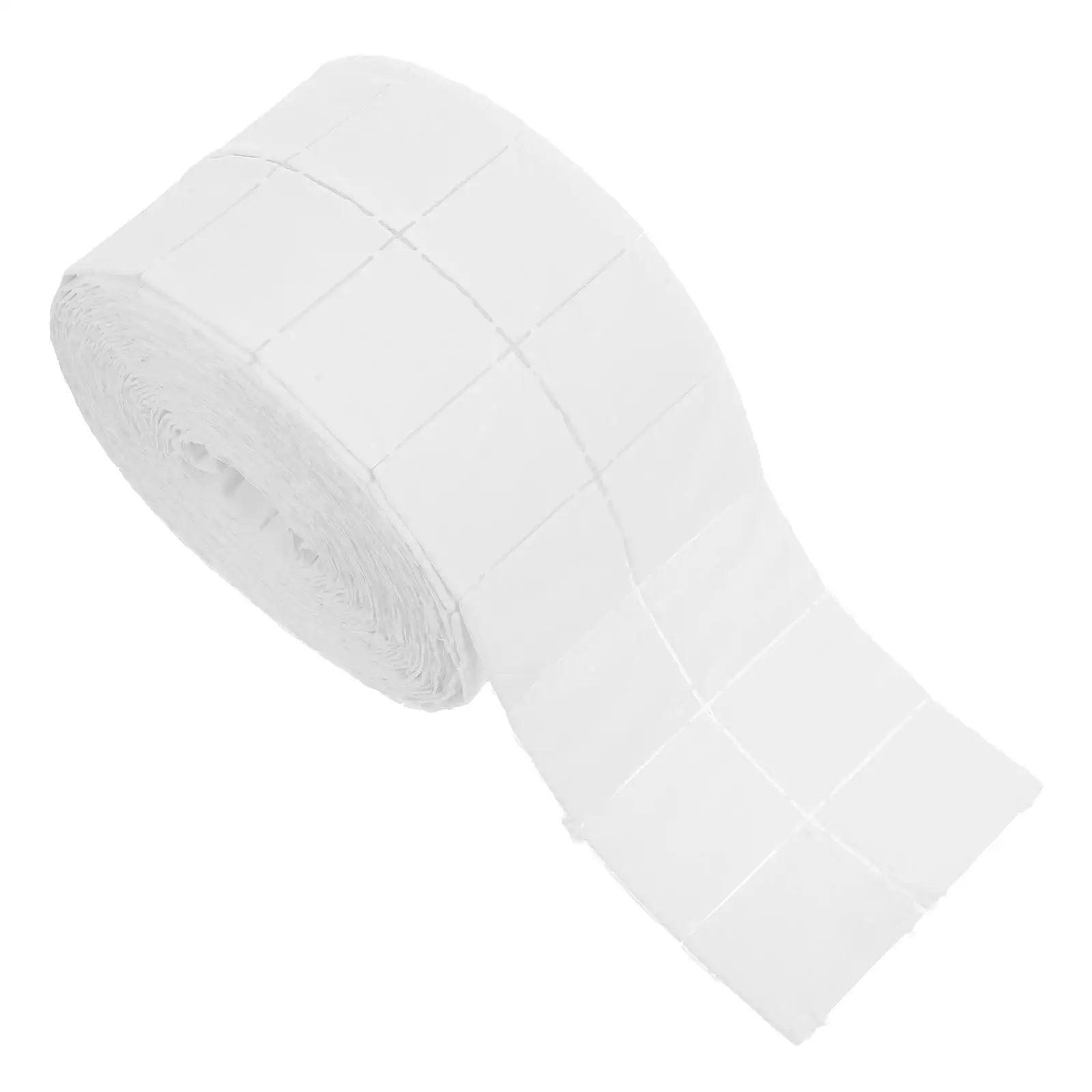 

500pcs One Roll Disposable Nail Pads Non-woven Torn Off Nail Polish Removers Manicure Supplies (White)