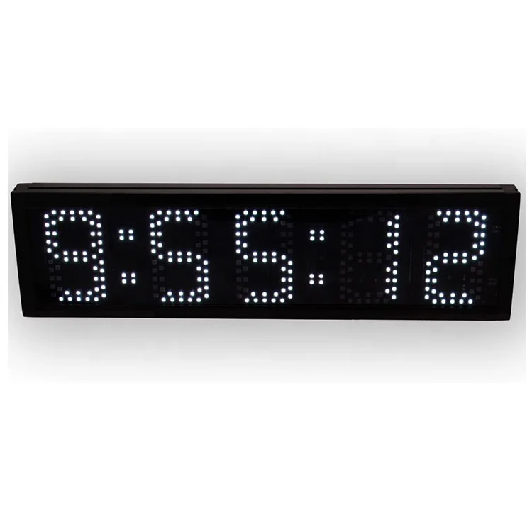 Jhering Outdoor Programmable Sport Timer Single Sided LED Large Stopwatch Marathon Race Countdown Clock