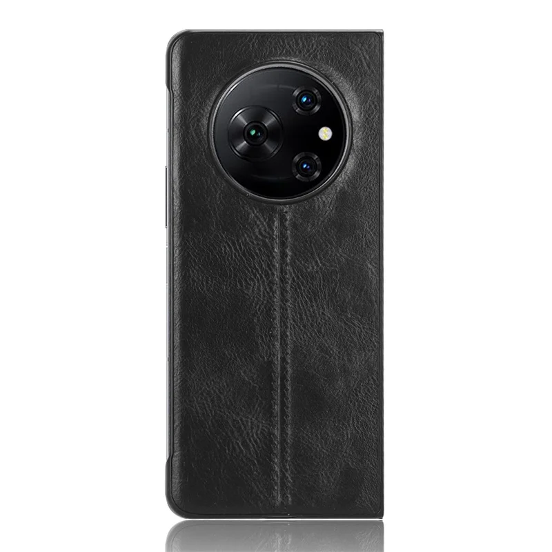 For Tecno Phantom V Fold Case Ultra-thin Suture Soft Edge PU Leather Hard Phone Cover For Tecno Phantom V Fold Case