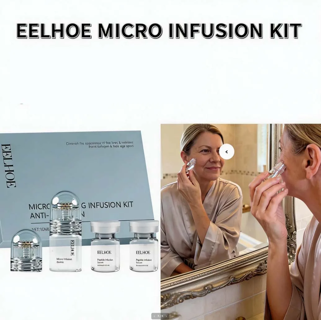 

2026 Radiant Flawless Skin Micro Infusion Serum Kit - At Home Facial System Beauty Tool Skin Care for Face | 0.25MM Needle