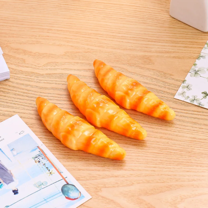 

5Pcs Bread Shaped Ballpoint Pens Realistic Design Smooth Writing Office School Kids Stationery Supplies Creative Novelty Funny