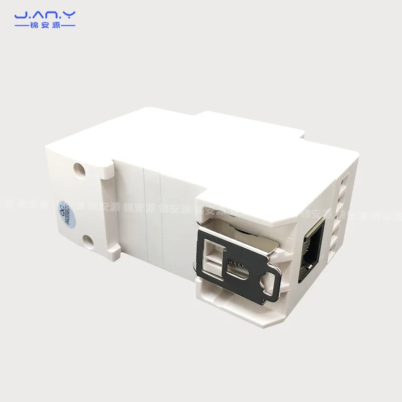 Rail Type Netwerk + Voeding Twee In Een Bliksem Afleider Rj45 Netwerkpoort + Dc Terminal Geïntegreerde Overspanningsbeveiliging