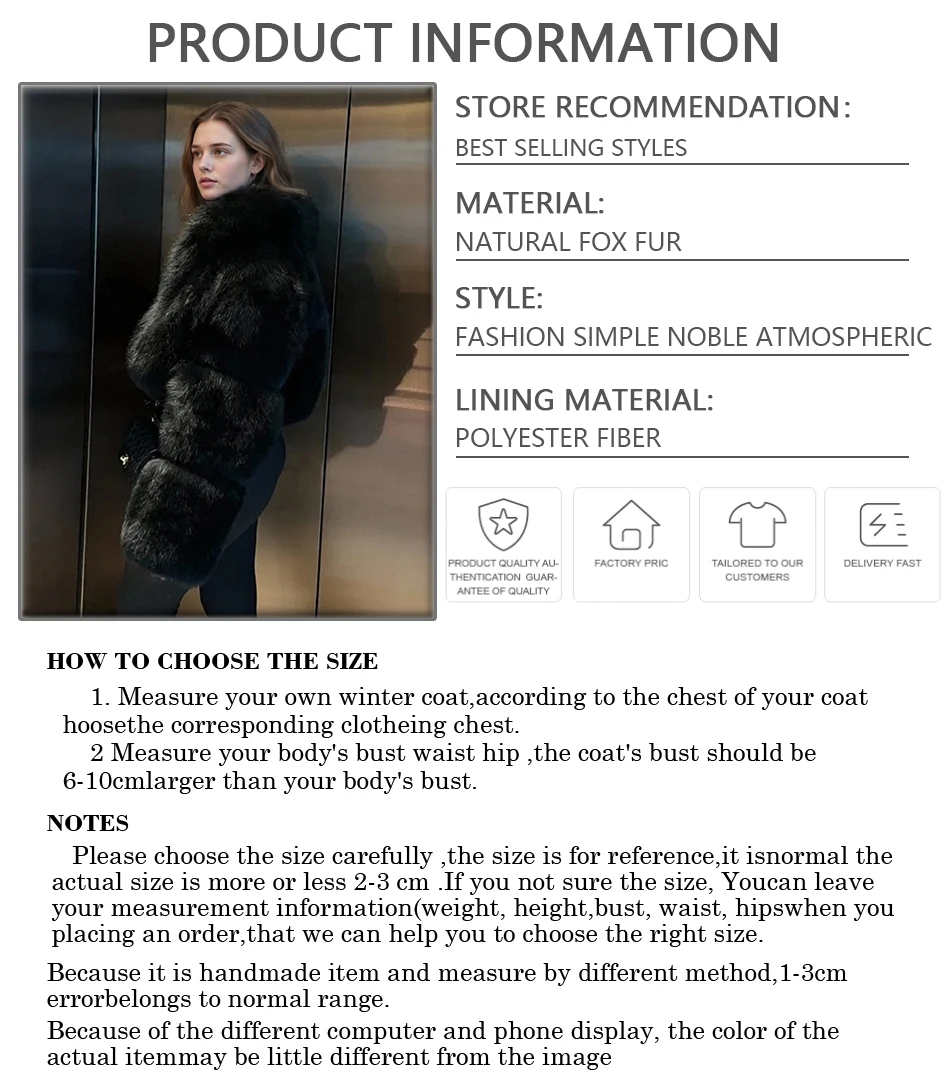 Giacca bolero Cappotto di pelliccia di volpe naturale con collo alto Giacca di pelliccia corta Giacca invernale da donna Giacca di pelliccia vera più venduta