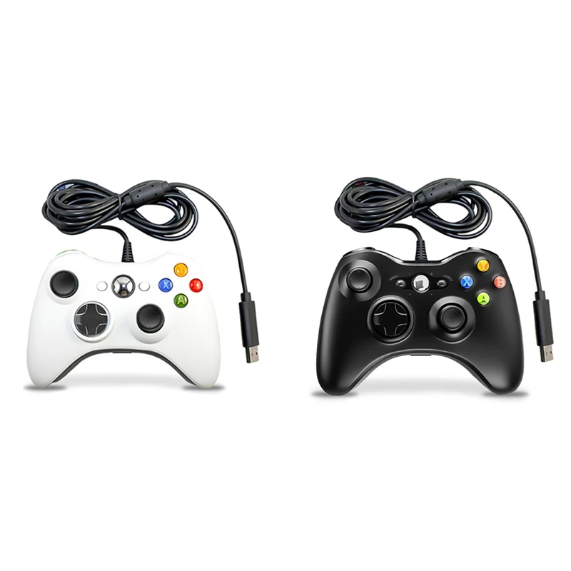 USB Wired Game Pad Joypad Gamepad Controller With Earphone Hole For Game System PC/ Xbox360