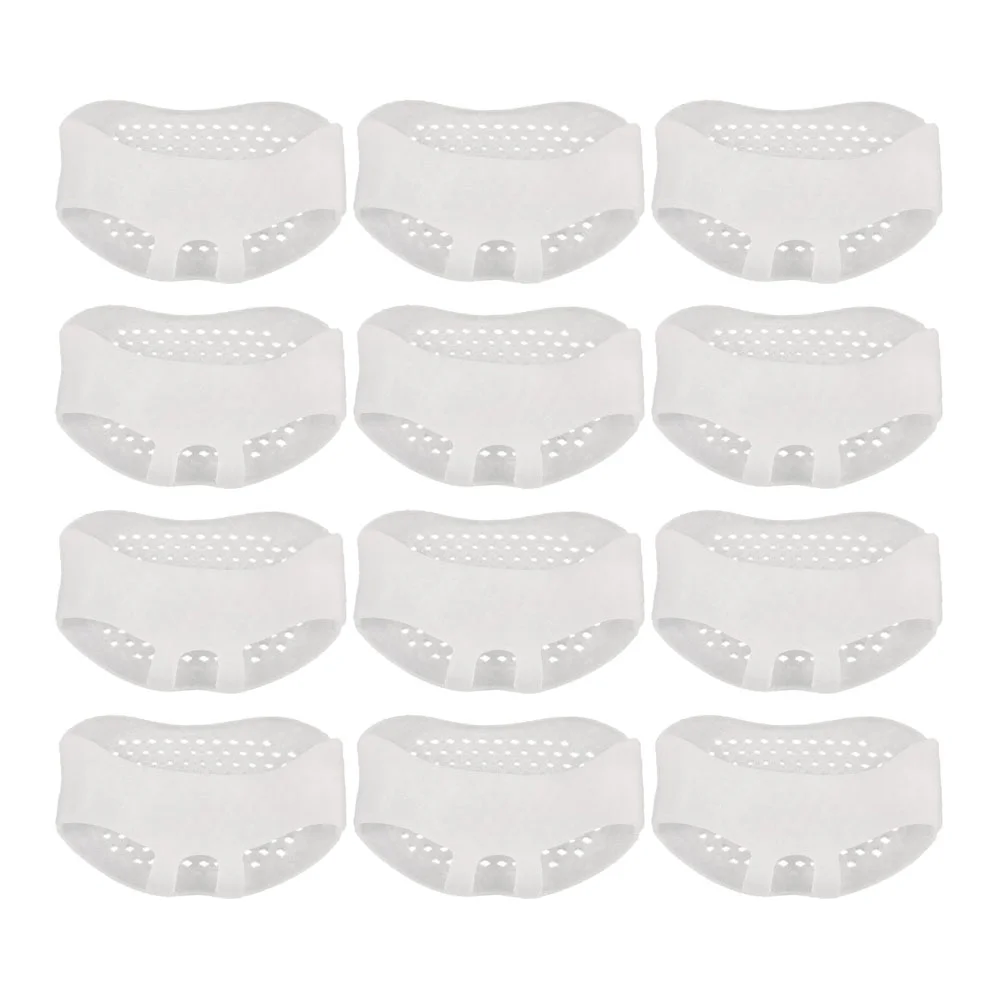 

12 Pcs Metatarsal Foot Pads Toe Separators Forefoot Insoles Shoe Cushions Thong