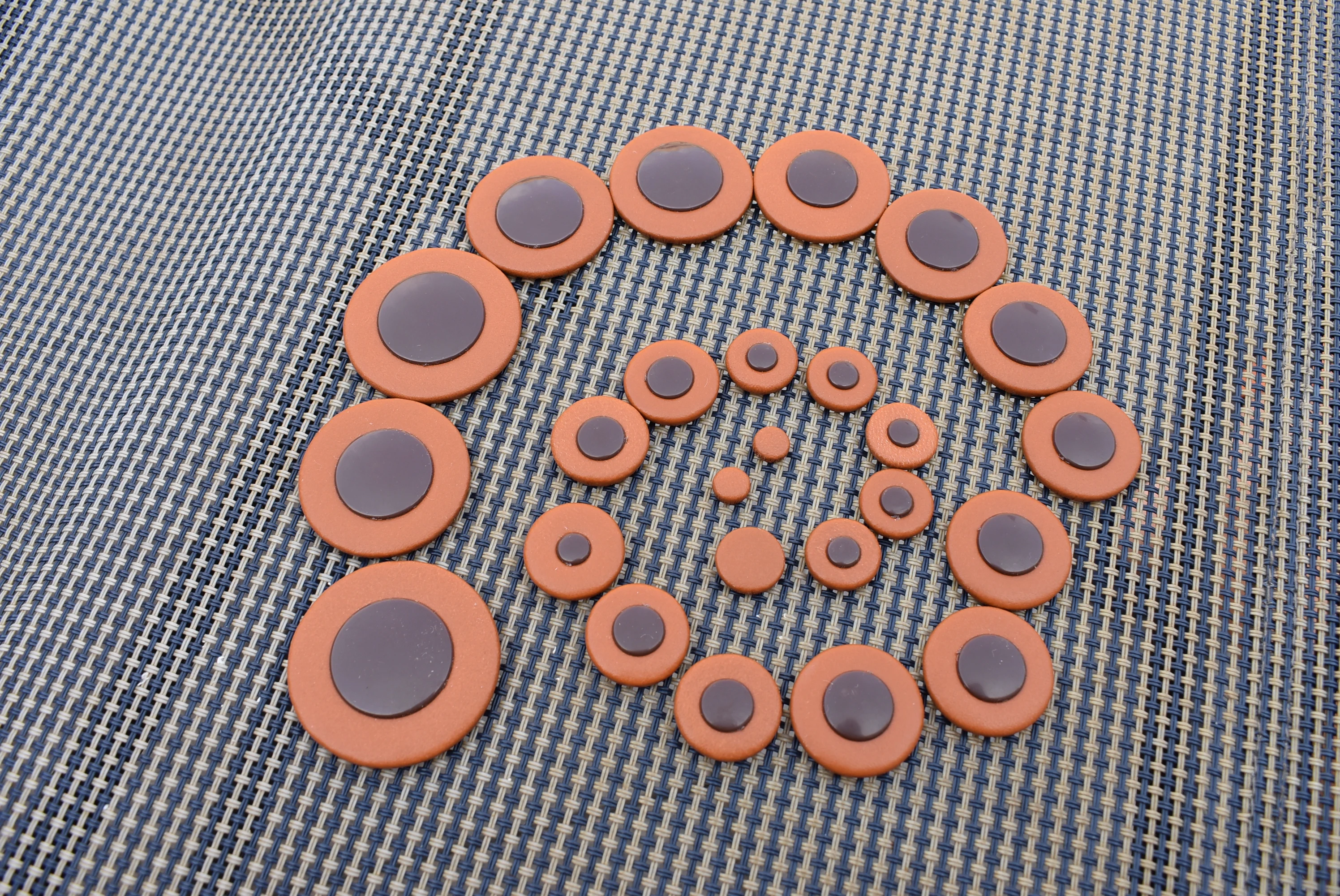 

1 Set Of Leather Pads For Alto Saxophone - Size