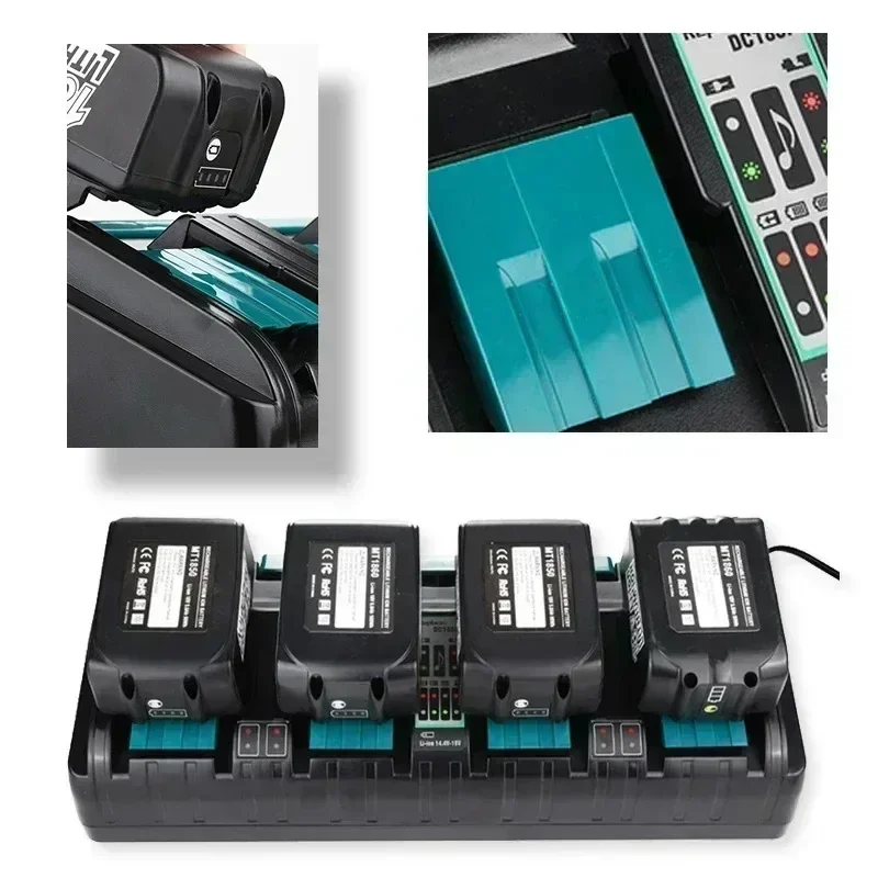 latest Makita 6A 18V DC18RD Fast Charger,well-selected insulating materials, superior safety quality for household