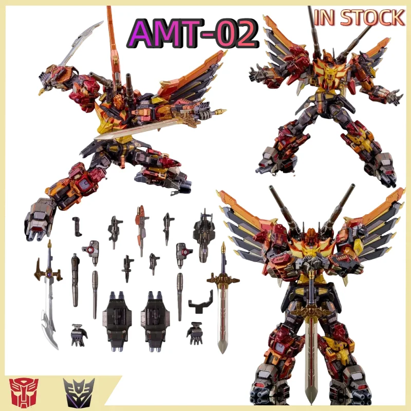 

В НАЛИЧИИ: Трансформируемые игрушки, оригинальный продукт AMT-02 AMT02 G1 Predaking T-SPARK Iron Spirit 3C