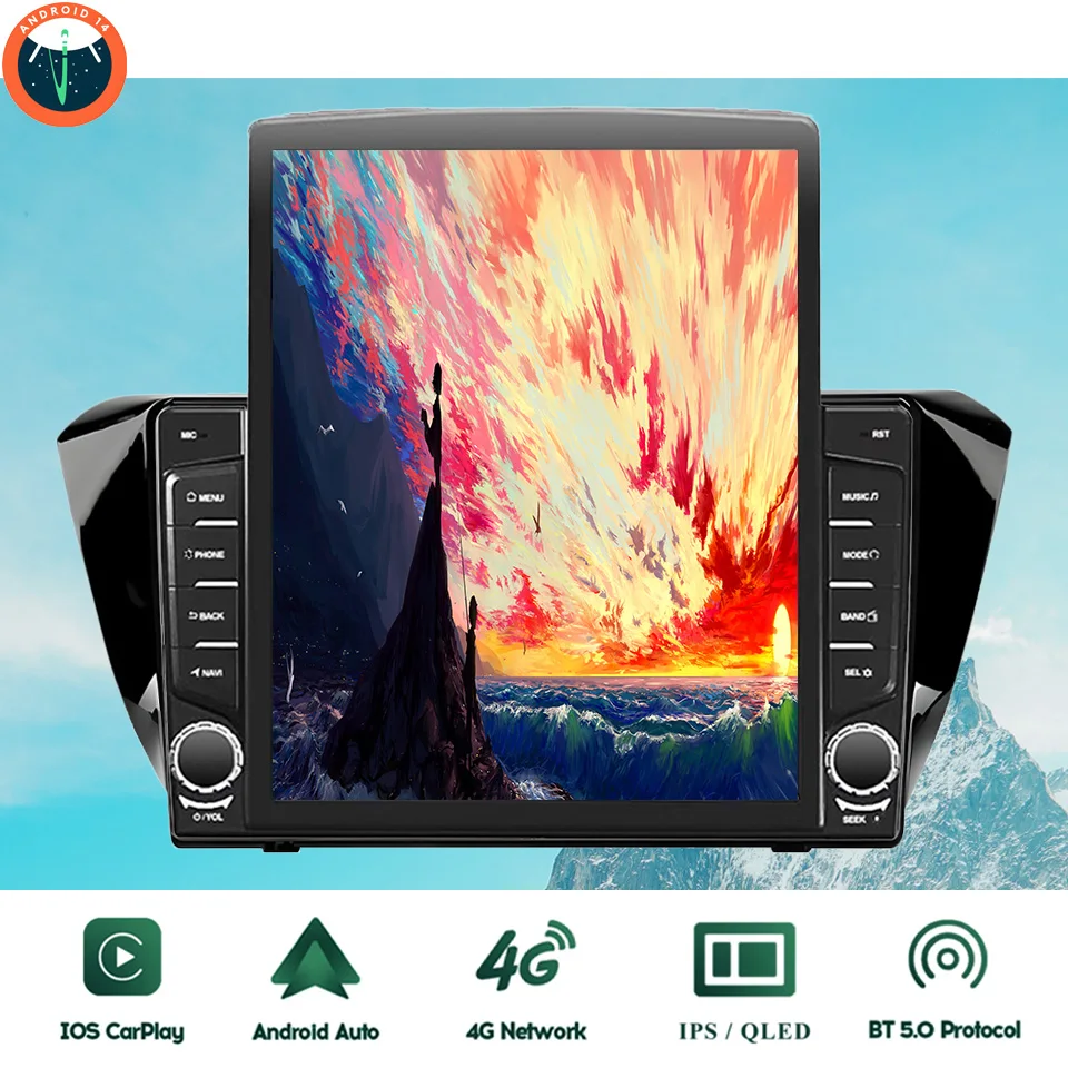 For Skoda Superb 2015 - 2019 Carplay Android Auto Car Autoradio Stereo Video DVD HU Head Unit GPS Navigation Tape 4G Lte WiFI