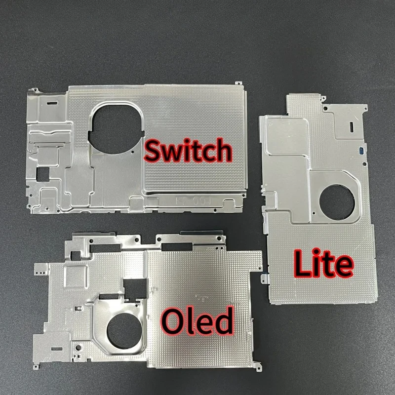 1Piece for Nintendo Switch Aluminum Metal Back Plate Shell for Switch Lite Oled Middle Metal Heat Sink Part