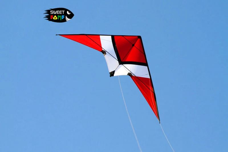 Sweetbomb-double line stunt kite para crianças, brinquedos de esportes ao ar livre, frete grátis, paraquedas, 220cm