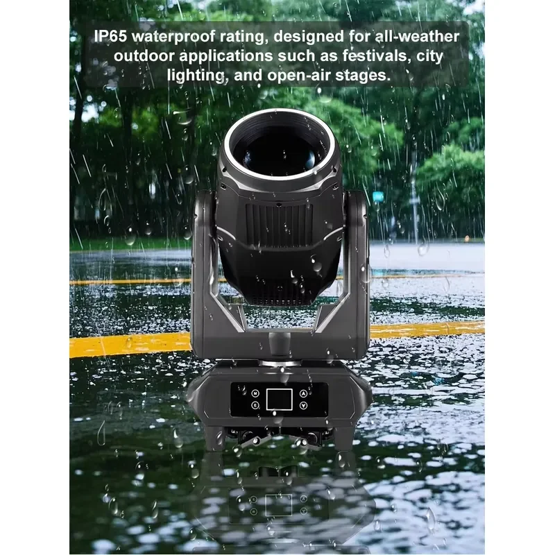 Waterproof Super Bright 120W White Beam Moving Head Light With LED Ring for Outdoor Stadium Concert Wedding EDM