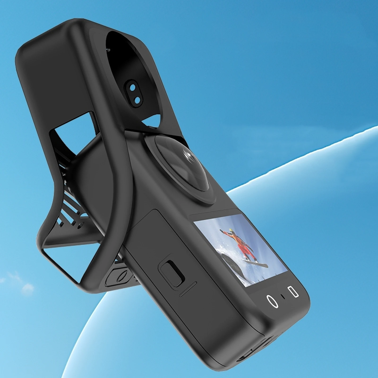 Cubierta de protección térmica para cámara DJI OSMO 360, accesorios de funda a prueba de polvo y suciedad, color negro