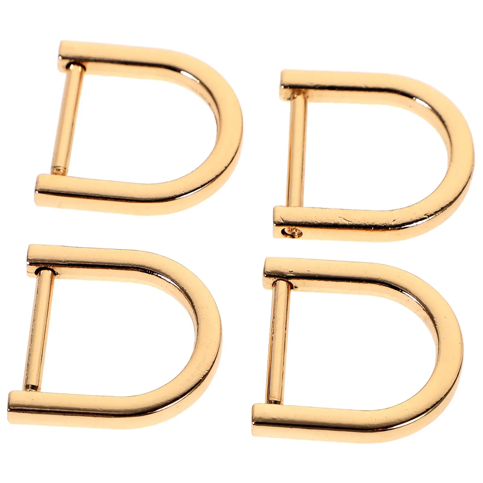

4PCS D Ring Buckle Semi Circular Bags Ring for Tote Adjustable Backpack Straps High Quality Hardware Accessories