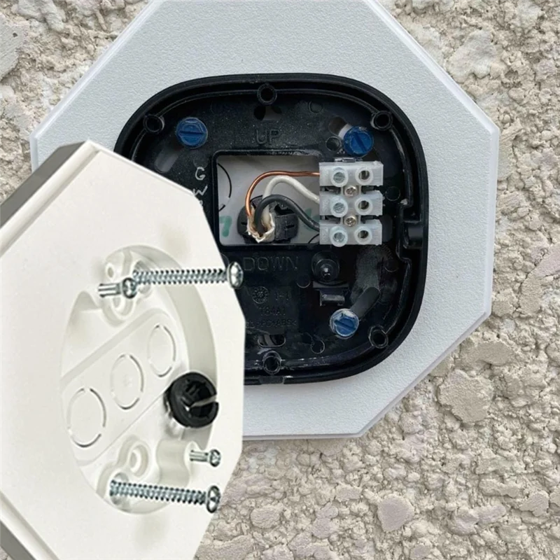 AA01-للخارجية العمودي الجانبي ضوء تصاعد كتلة قوس (2 قطعة) 8161 للوحة التركيب في الهواء الطلق السلس شقة مع المدمج في Bo