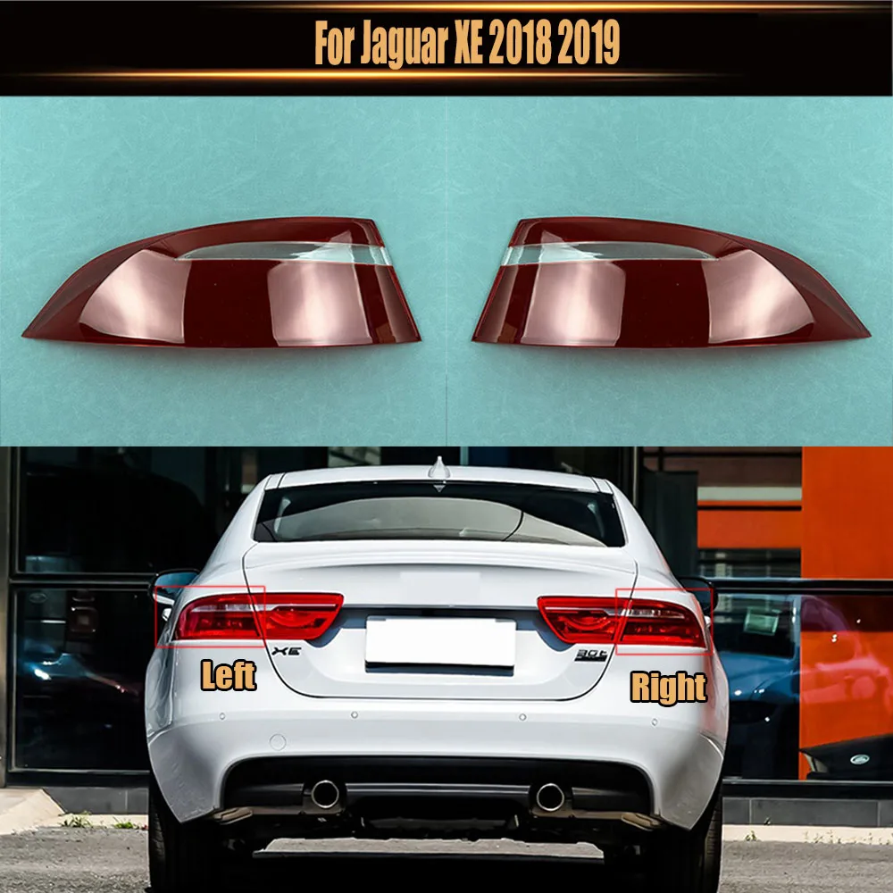 

For Jaguar XE 2018 2019 Car Rear Taillight Shell Brake Lights Shell Replace Auto Rear Shell Cover Mask Lampshade Lampcover