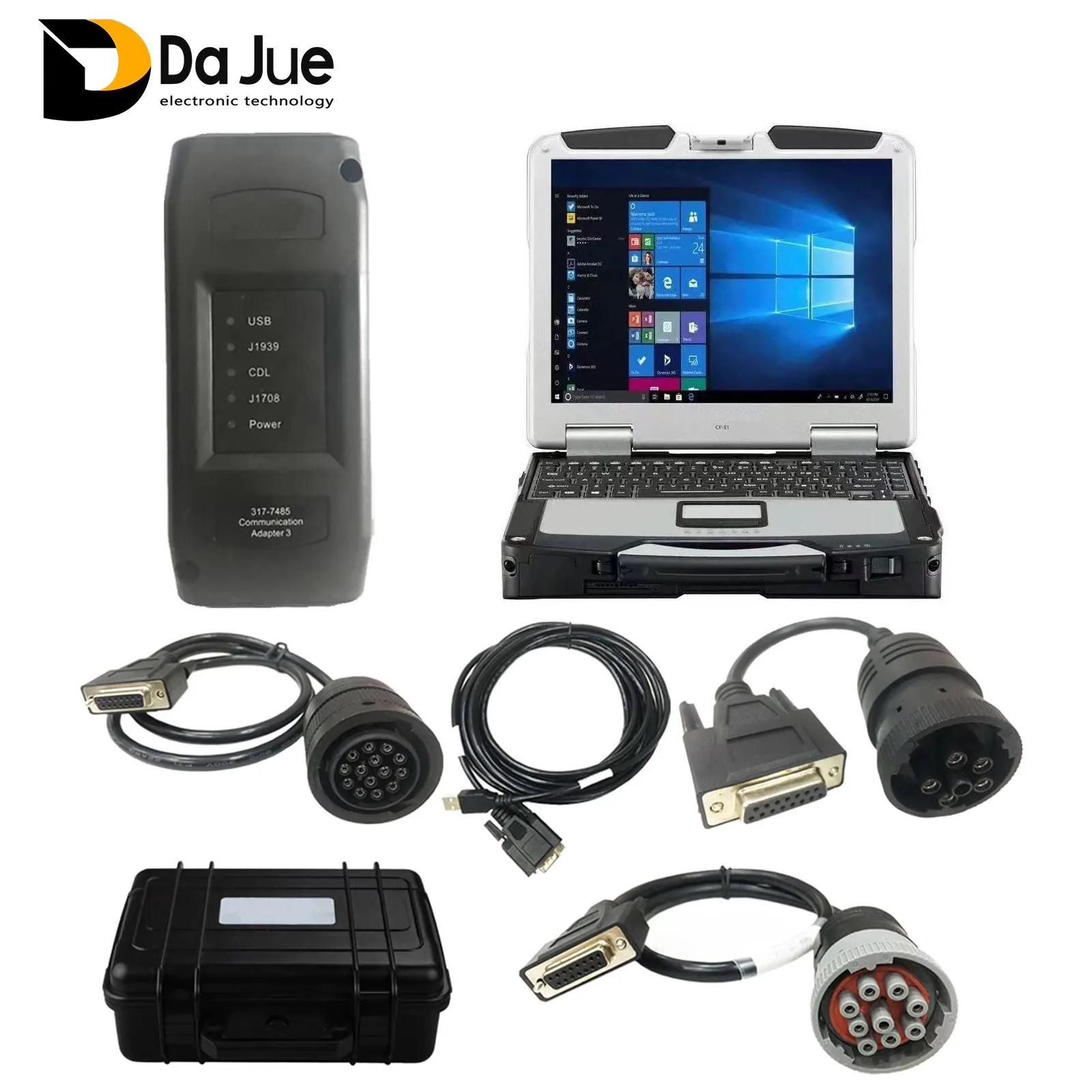 

CAT ET3 communication adapter 3 317-7485 CF19 laptop and 2025A software for CAT truck and excavator heavy-duty diagnostics