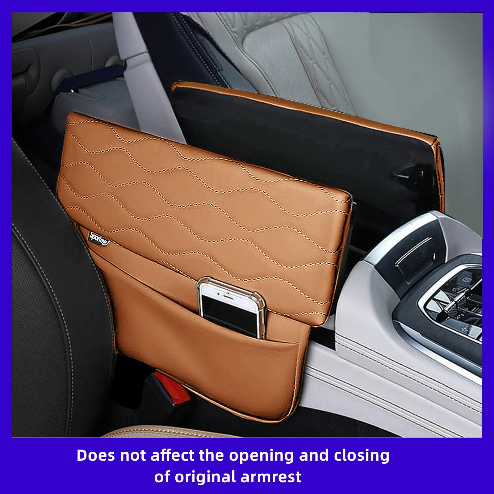 Center Console Cover For BMW X5 G05 X7 G07 2019-2022 X6 G06 2020-2022 Leather Armrest Box Cover Pad Cushion Car Accessories