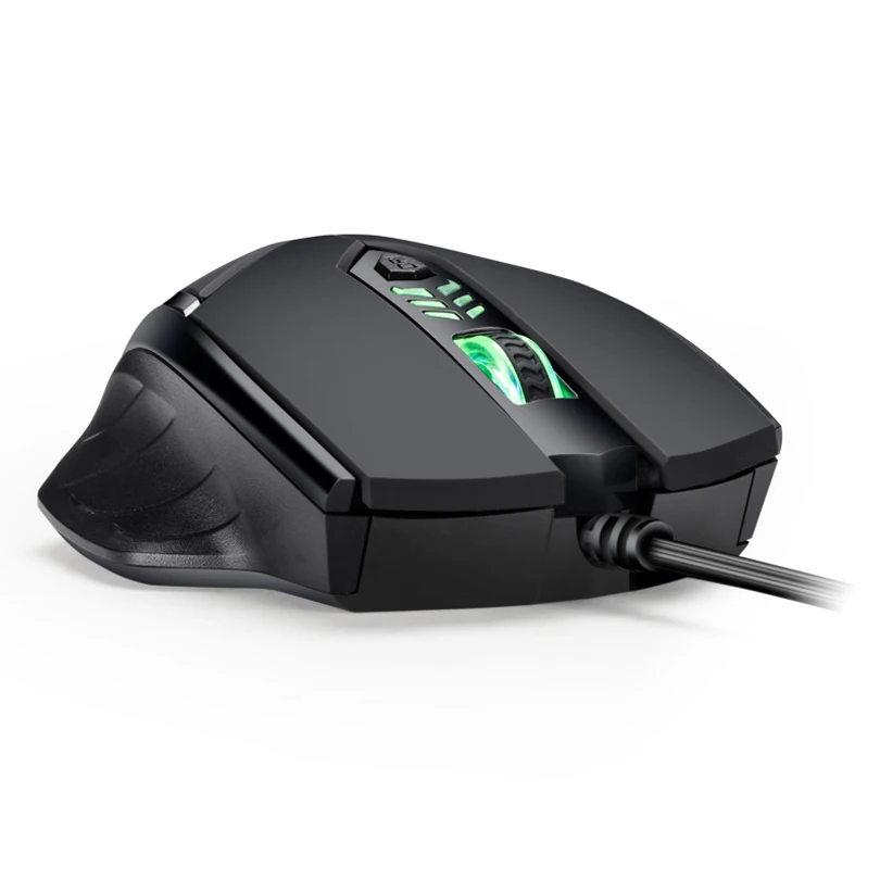 Souris ergonomique de jeu optique, 2400dpi, dépolie et silencieuse, avec câble USB 6D, pour ordinateur PC et portable, Dota 2