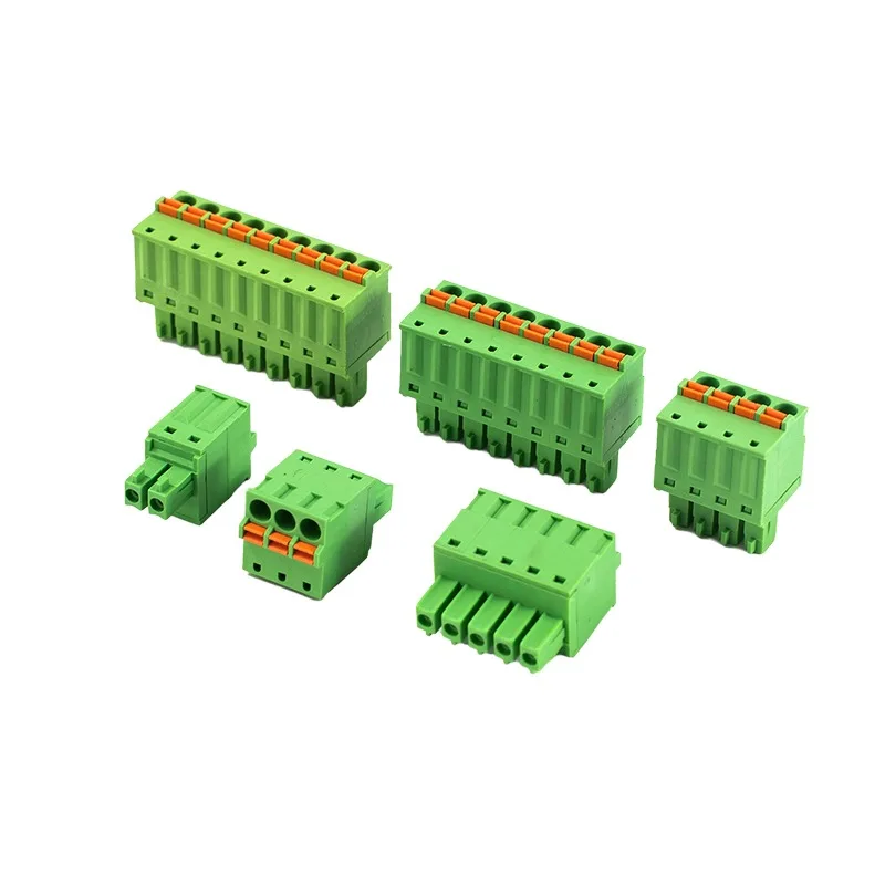 

10 шт. пружинный тип 2EDGKD-3,81 мм 2p-24p вилка пресс-тип 15edgkd-3,81 мм клемма «папа» без пайки