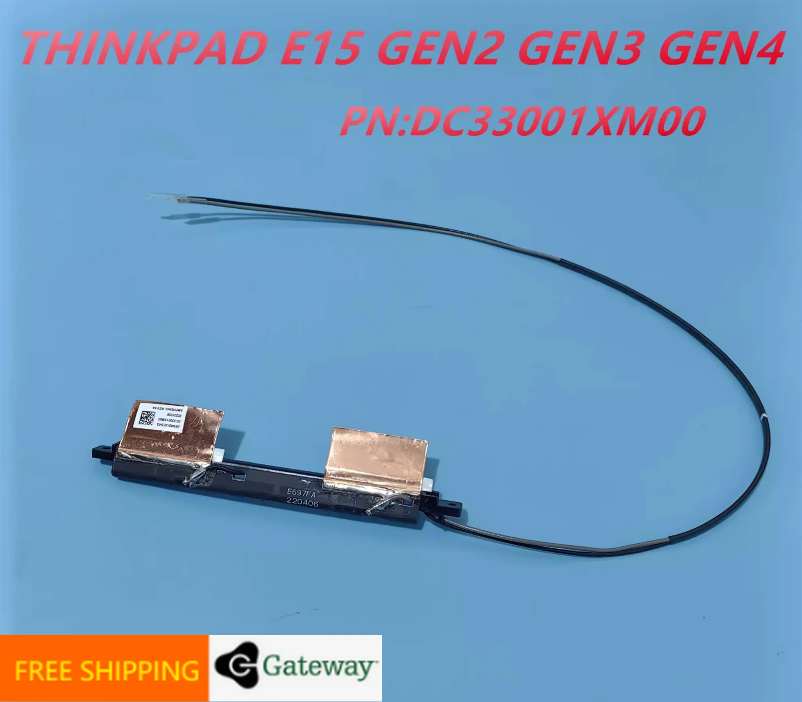 

Оригинал для LENOVO THINKPAD E15 GEN4 GEN3 GEN2 WIFI ANTENNA DC33001XM00