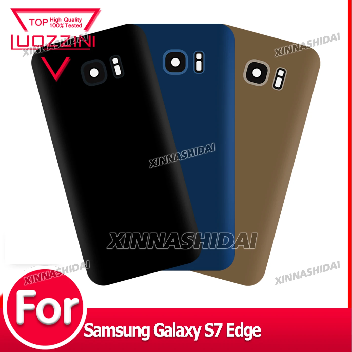 Tampa Traseira de Bateria AAA+++ Nova para Samsung Galaxy S7 Edge - Carcaça Traseira da Bateria