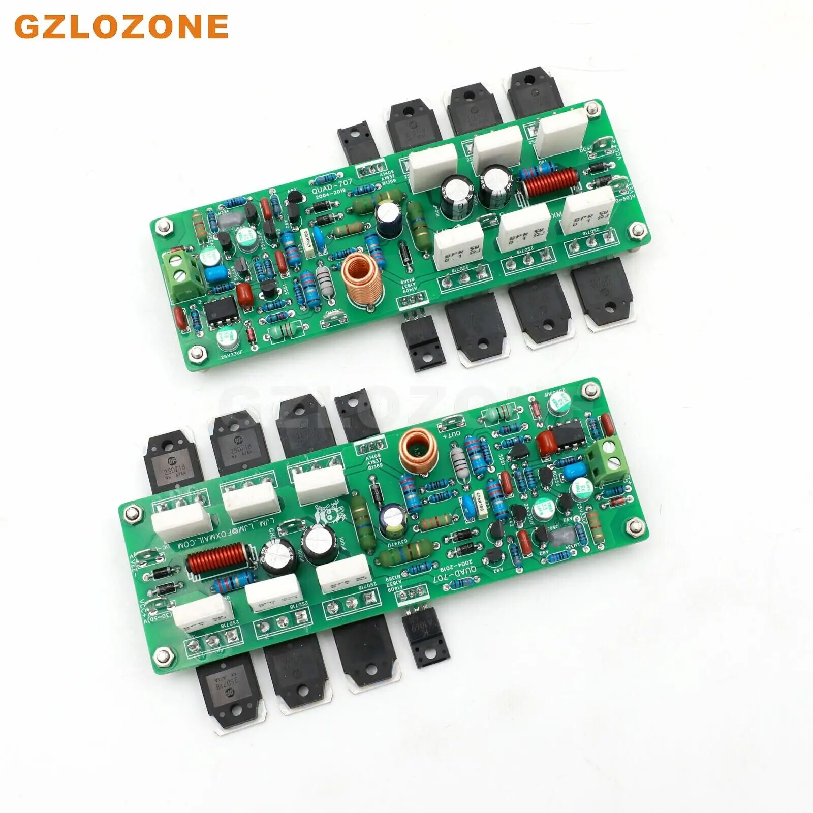 

Одна пара усилителей мощности Hi-Fi основаны на классических четырехъядерных усилителях 250 Вт 4 Ом (B6-54)