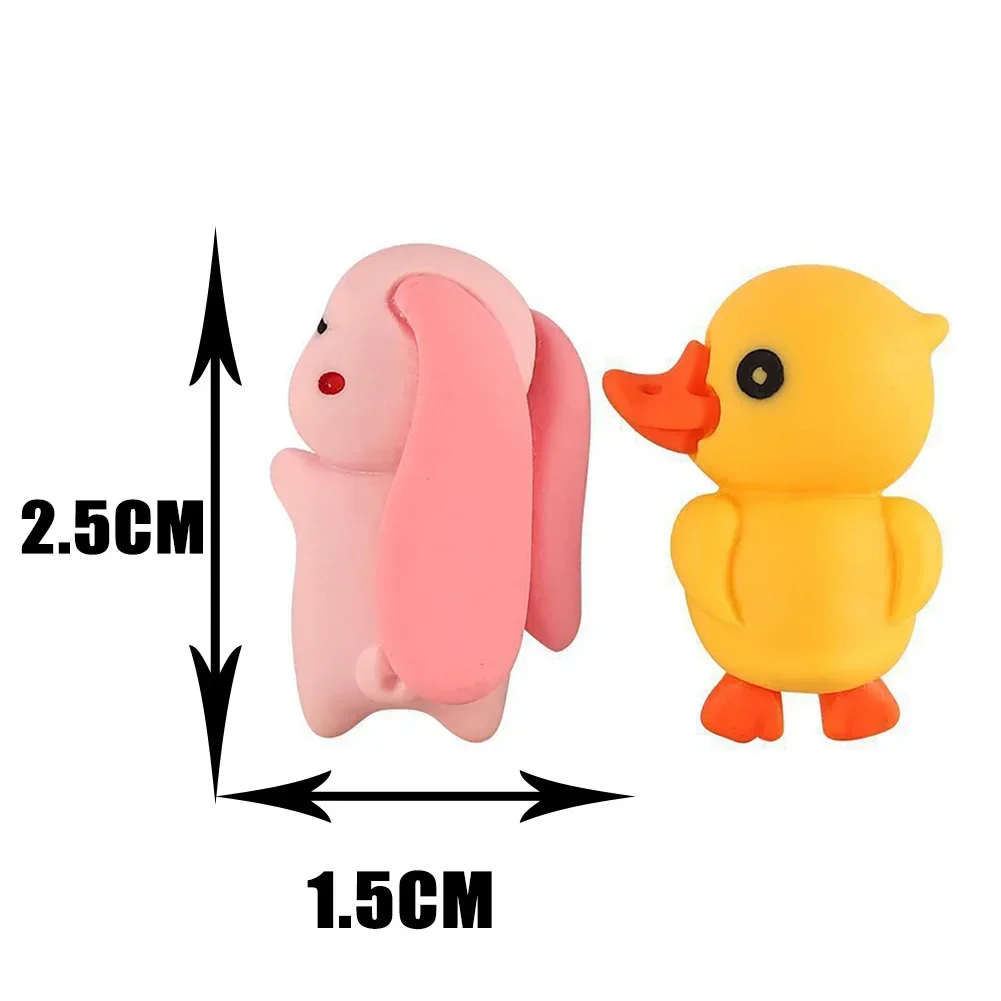 1/6pc mini painel do carro brinquedos bonito brinquedo animais ornamentos de carro presentes acessórios do carro decoração interior pingente decoração