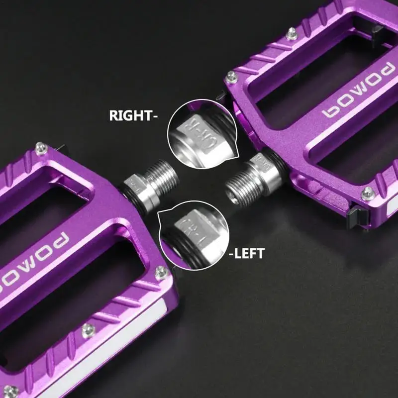 Bicycle Pedals With LED Lights Rechargeable Waterproof Bicycle Pedals Aluminum Road Bike Pedals Rechargeable Waterproof Bicycle