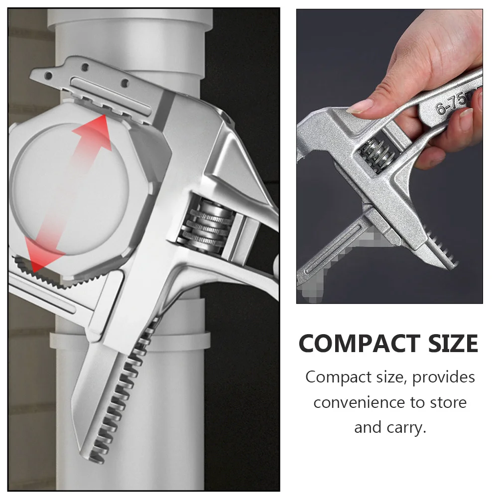 

1Set Multifunctional Bathroom Wrench Practical Faucet Repair Tool Sink Drain Replacement Water Valve Tool Bathroom Water Wrench