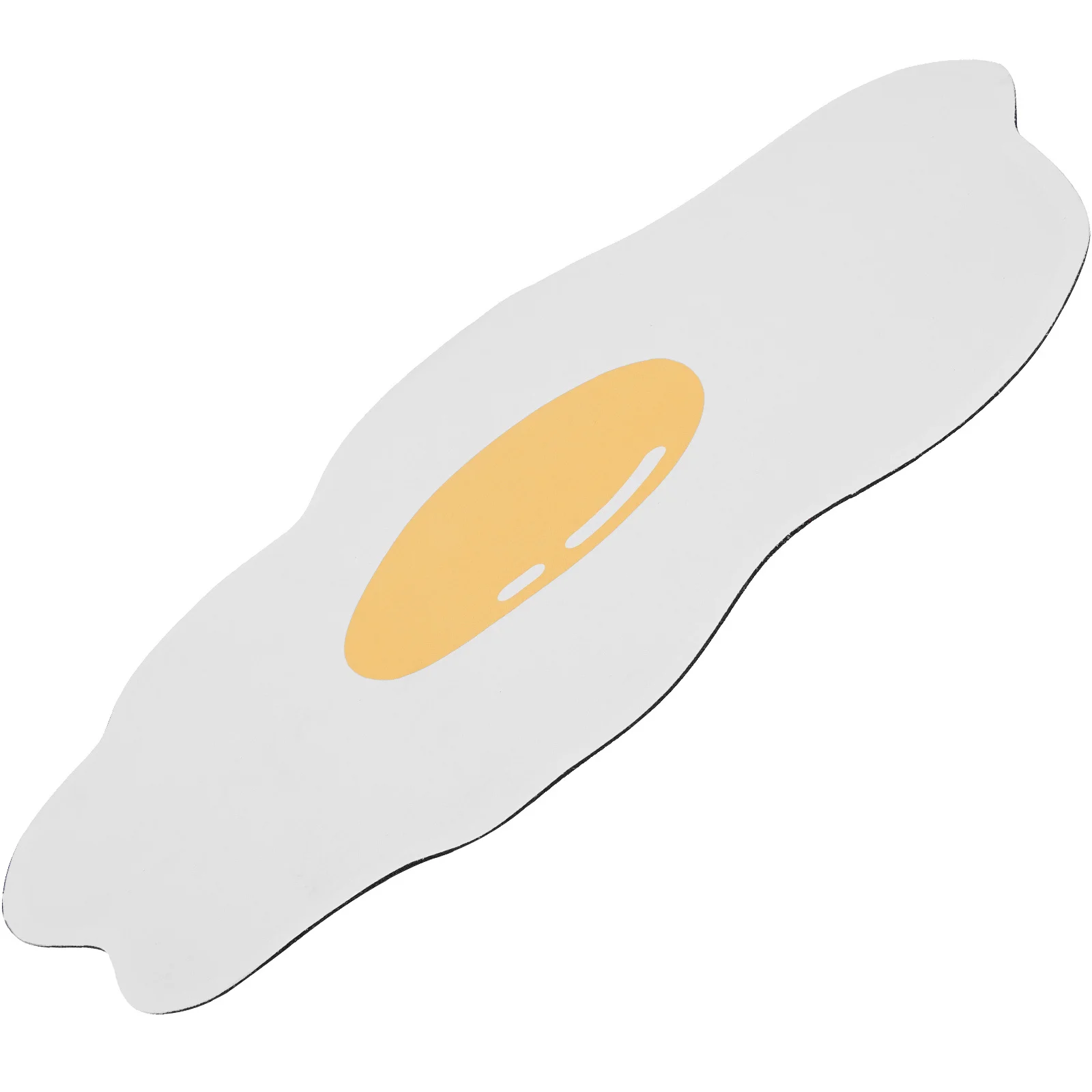 

Water-Absorption Floor Mat Bathroom Entry Pad Omelette Shaped Non-Slip Bath Mat for Home Decor Kitchen Living Room Fast Drying