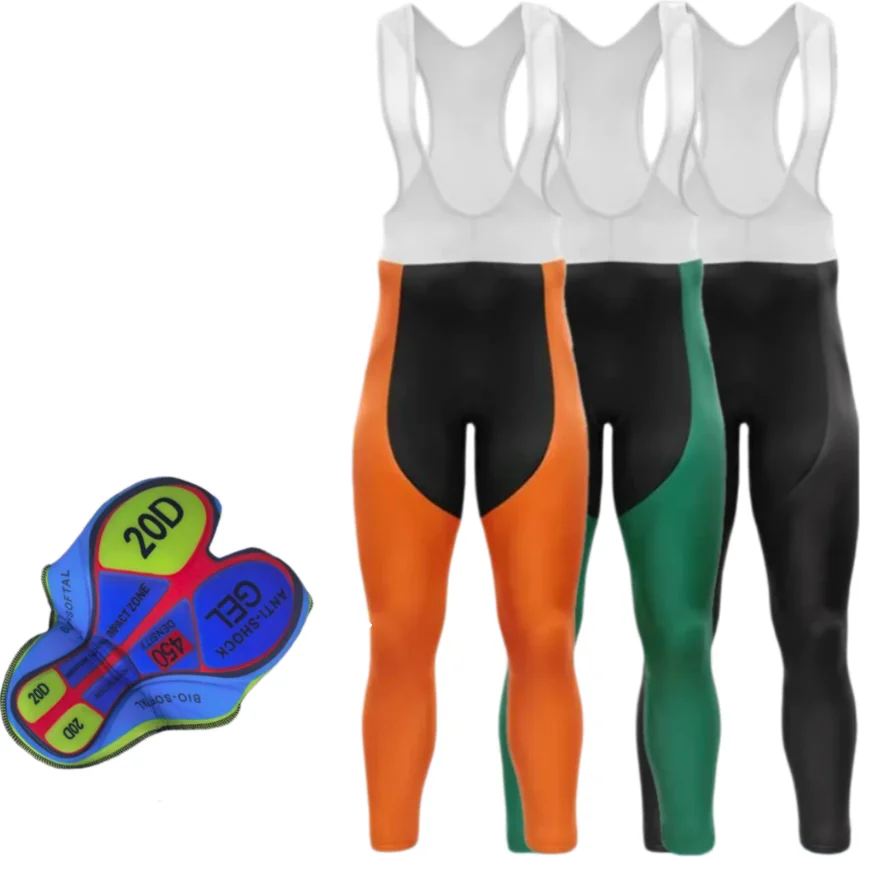 Camiseta de Ciclismo para Hombre, Ropa de Invierno, Pantalones con Tirantes Térmicos de Forro Polar, Ropa de Ciclismo MTB, Triatlón 2026, Uniforme Completo para Hombre