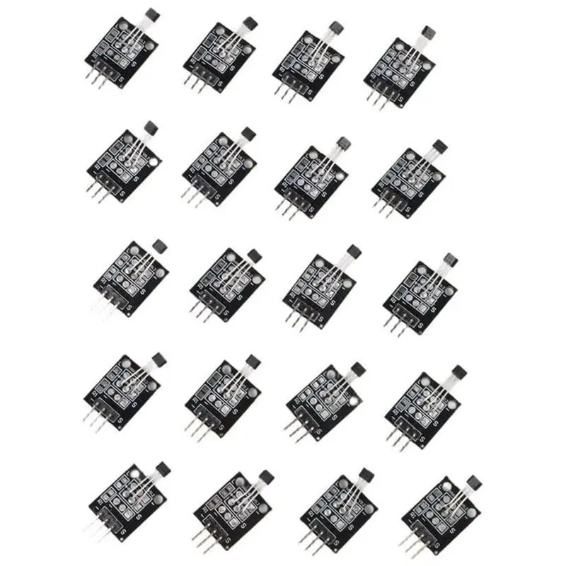 NEW HOT In Stock-For DIY Electronics Compatible KY-003 Hall Effect Sensor Module 20Pcs High Sensitivity Magnetic Switch 4.5V-24V
