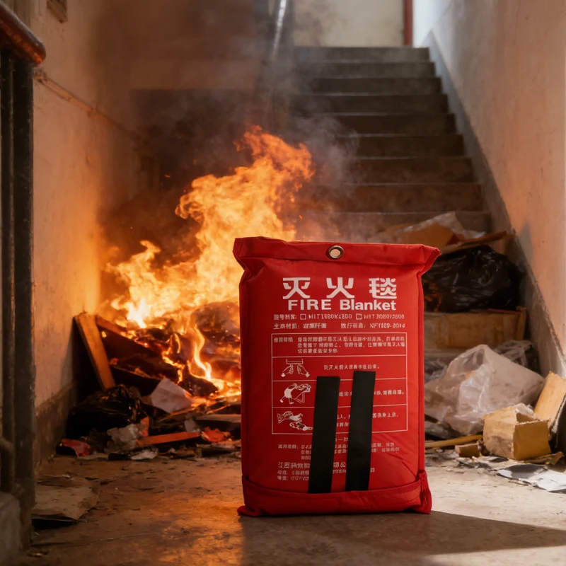1-個防火毛布緊急防火毛布グラスファイバー難燃性抑制毛布家庭用キッチン安全サバイバルカバー