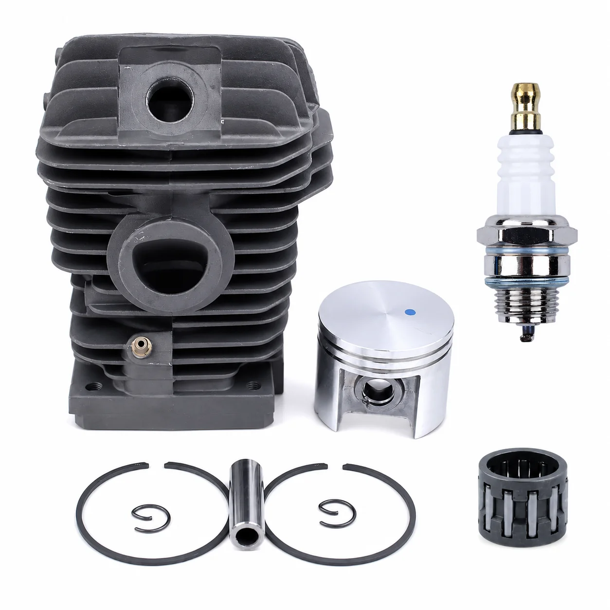 Nikasil Cylinder Piston Bearing Spark Plug Kit 42.5mm For Stihl 023 025 MS230 MS250 Chainsaw Parts #11230201209 11230302000
