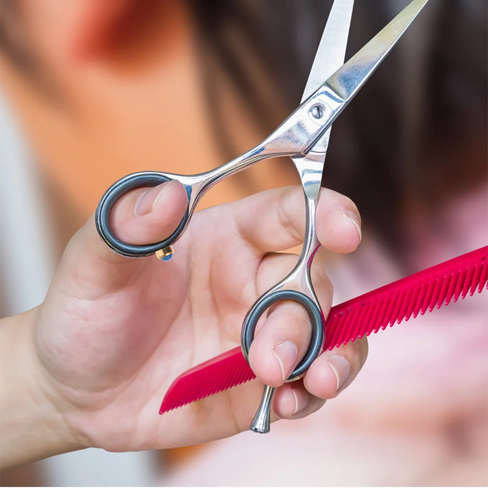 

6Pcs Scissors Mute Tool Metal Scissor Bumper for Hairdressing Shears Fine Workmanship Round Edge Scissor Accessories Kit